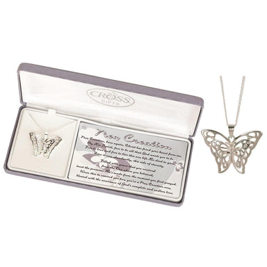 New Creation Butterfly Necklace, Silver Plated - Pura Vida Books