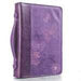 New Creation Purple Butterflies Faux Leather Fashion Bible Cover - 2 Corinthians 5:17 - Pura Vida Books