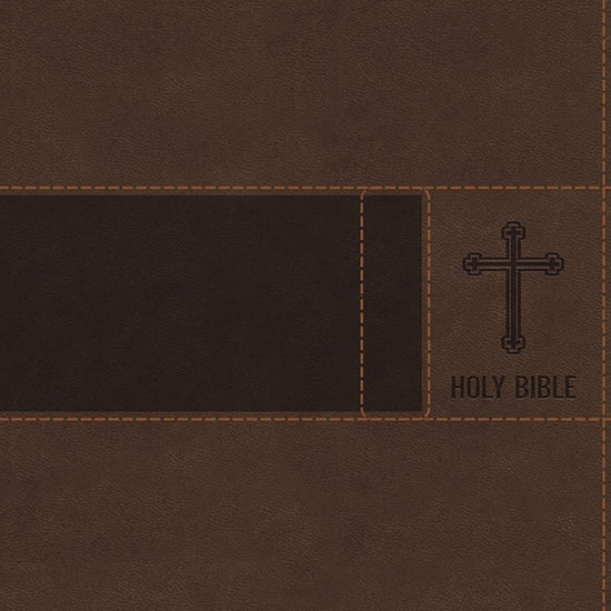 NIV, Gift Bible, Leathersoft, Brown, Red Letter Edition - Pura Vida Books