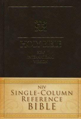 NIV Single Column Reference Bible Leathersoft - Pura Vida Books