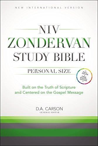NIV Zondervan Study Bible, Personal Size, Hardcover: Built on the Truth of Scripture and Centered on the Gospel Message Hardcover - Pura Vida Books