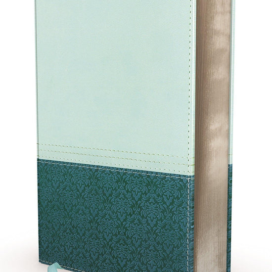 NIV Zondervan Study Bible, Personal Size, Leathersoft, Light Blue/Turquoise - Pura Vida Books