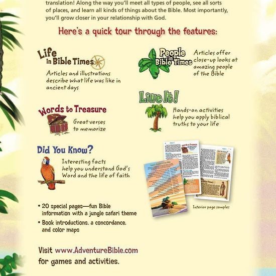 NKJV, Adventure Bible, Hardcover, Full Color - Pura Vida Books