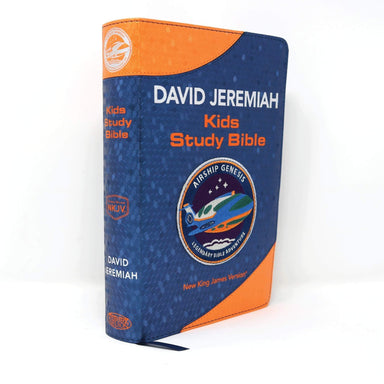 NKJV, Airship Genesis Kids Study Bible, TechTile Leather Edition: Holy Bible, New King James Version - Pura Vida Books