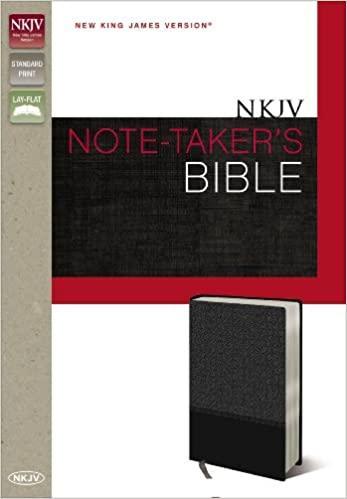 NKJV, Note-Taker's Bible, Imitation Leather, Gray, Red Letter Edition - Pura Vida Books