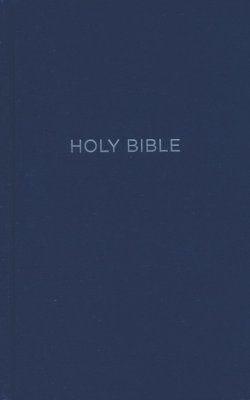 NKJV Pew Bible, Hardcover, Navy - Pura Vida Books