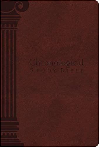 NKJV, The Chronological Study Bible, Imitation Leather, Brown - Pura Vida Books