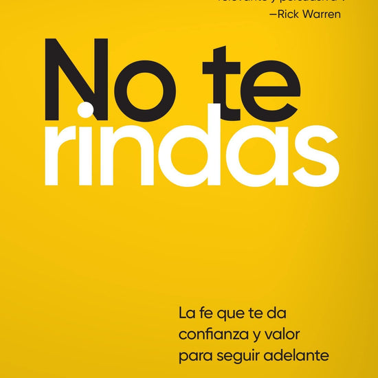 No te rindas - Kyle Idleman - Pura Vida Books