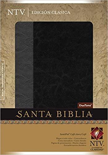NtV Santa Biblia/dos tonos negro/gris - Pura Vida Books
