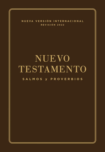 Nuevo Testamento de bolsillo con Salmos y Proverbios (Revisión 2022, Leatherflex) | NVI