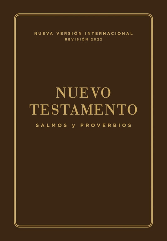 Nuevo Testamento de bolsillo con Salmos y Proverbios (Revisión 2022, Leatherflex) | NVI