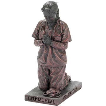 Nurse help me heal figurine - Pura Vida Books