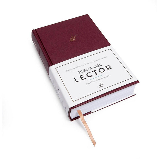 NVI Biblia del lector, vino en tela - Pura Vida Books