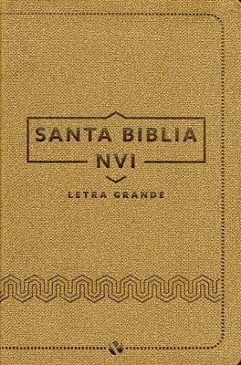 NVI Biblia Letra Grande Nueva Versión internacional marron - Pura Vida Books