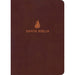 NVI Biblia Letra Grande Tamaño Manual marrón, piel fabricada con índice - Pura Vida Books