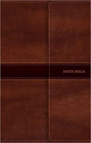 NVI Biblia Ultrafina, marrón símil piel con índice y solapa con imán - Pura Vida Books