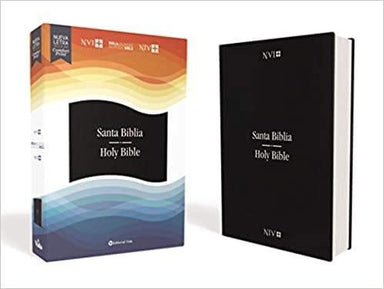 NVI/NIV Biblia Bilingüe, Leathersoft, Azul - Pura Vida Books