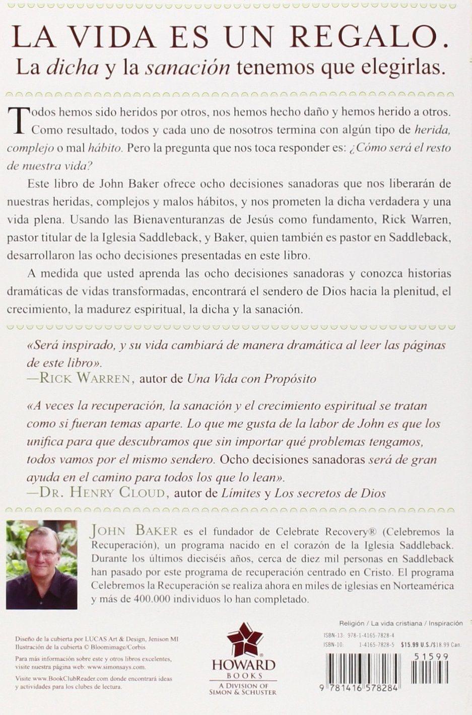 Ocho decisiones sanadoras - John Baker - Pura Vida Books