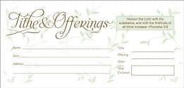 Offering Envelope Tithes and Offerings Proverbs 3:9 Pack 52 Bill Size - Pura Vida Books