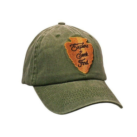 Olive Green Explore Seek Find Cap - Pura Vida Books