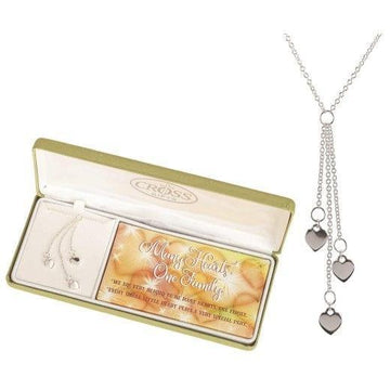 One Family Three Heart Choker Necklace - Pura Vida Books