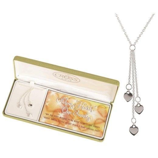 One Family Three Heart Choker Necklace - Pura Vida Books