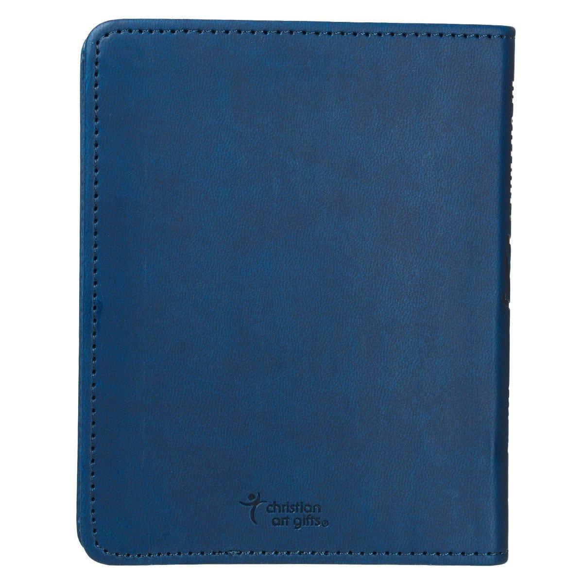 One-Minute Devotions for Boys Blue Faux Leather Devotional - Pura Vida Books