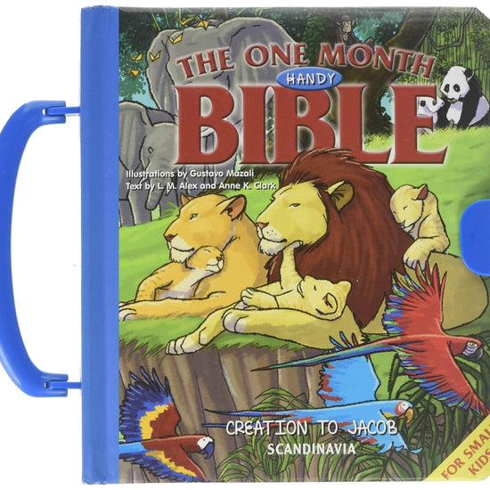 One Month Handy Children Bible - Child's Prayer Bible Story Book - Hardcover - Pura Vida Books