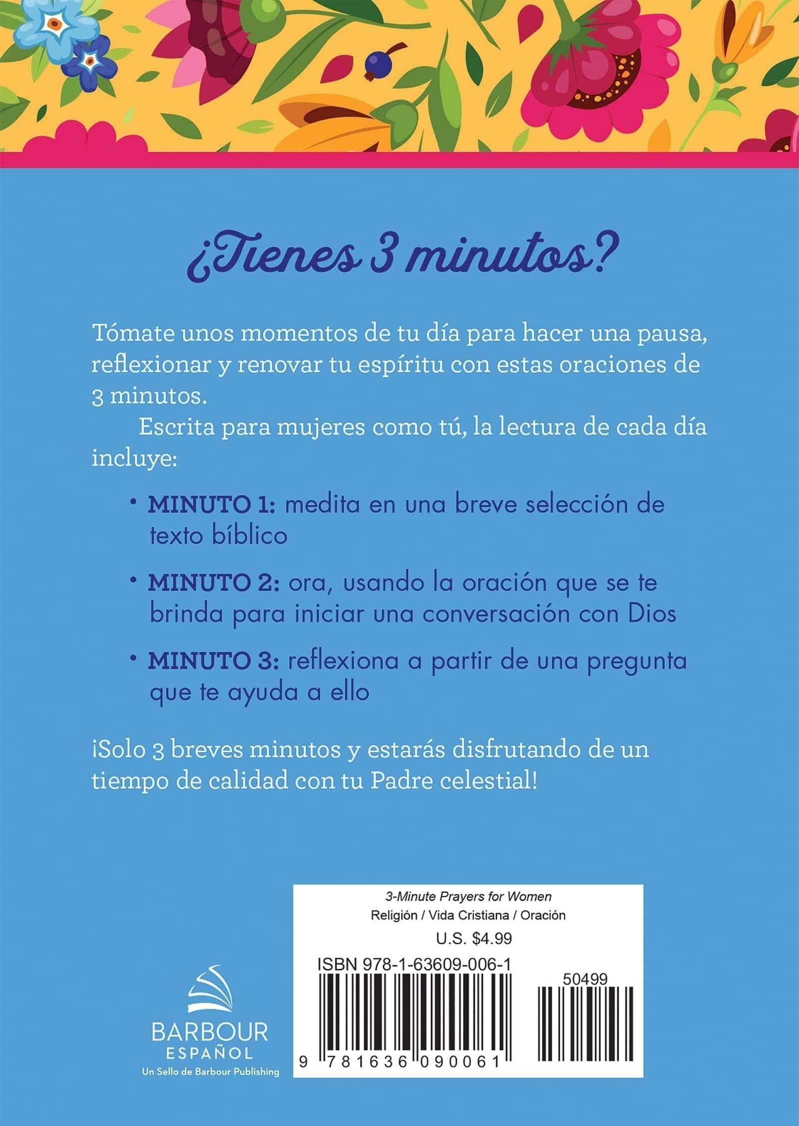 Oraciones de 3 minutos para mujeres - Pura Vida Books