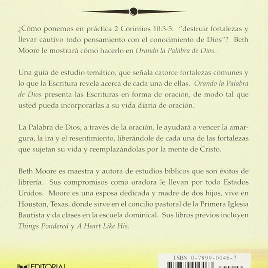 Oranda La Palabra de Dios: Beth Moore - Pura Vida Books