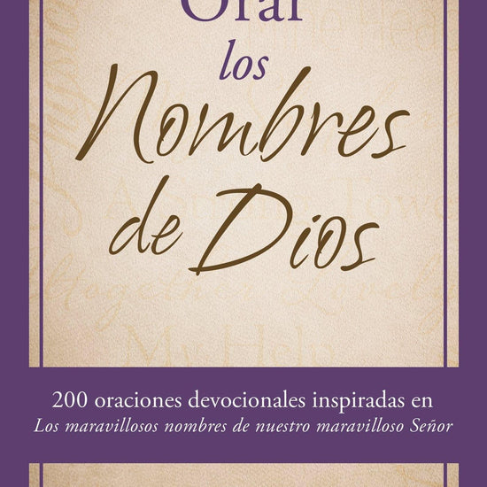 Orar los nombres de Dios - Leanne Blackmore - Pura Vida Books