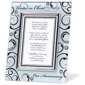 Our Anniversary Glass Photo Frame - Pura Vida Books