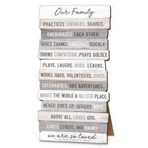 Our Family Plaque - Pura Vida Books