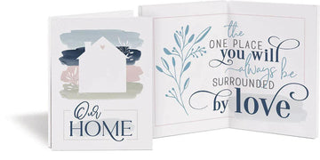 Our home - Mini wooden keepsake card - Pura Vida Books
