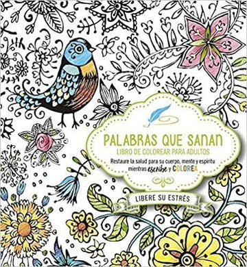 Palabras que sanan - diario de oración y libro de colorear - Pura Vida Books