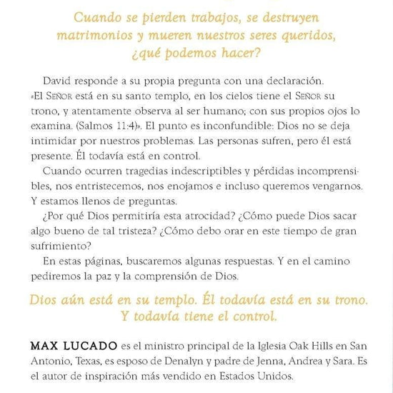 Para estos tiempos difíciles: Mire al cielo por esperanza y sanidad - Max Lucado - Pura Vida Books