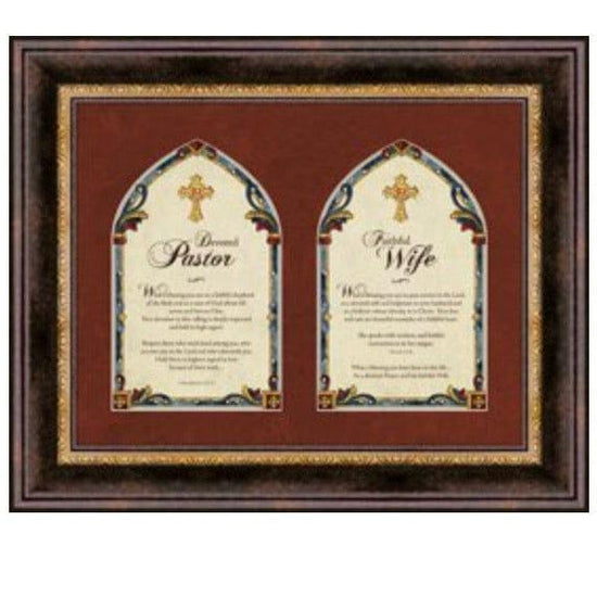 Pastor and Pasor's Wife- 17" x 14" Framed Wall Art - Pura Vida Books