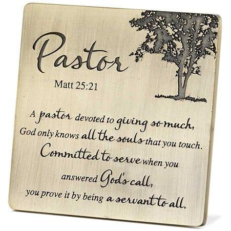 Pastor Tabletop Plaque - Pura Vida Books