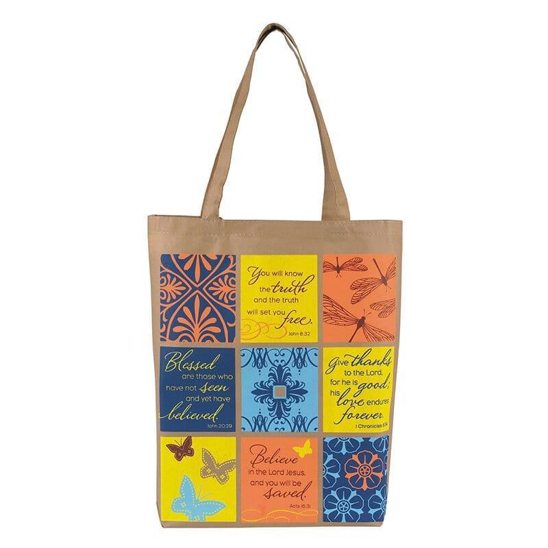 Patchwork Promises Tote Bag - Pura Vida Books