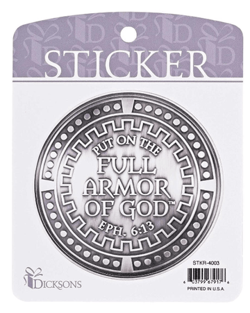 Pegatina Sticker Put on the full armor of God (Ponte la armadura de Dios)