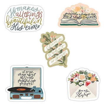 Vinyl Stickers - Loveall - Pack of 5 - Pura Vida Books