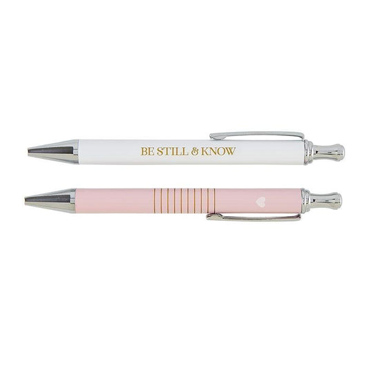 Pen Set - Be Still - Pura Vida Books