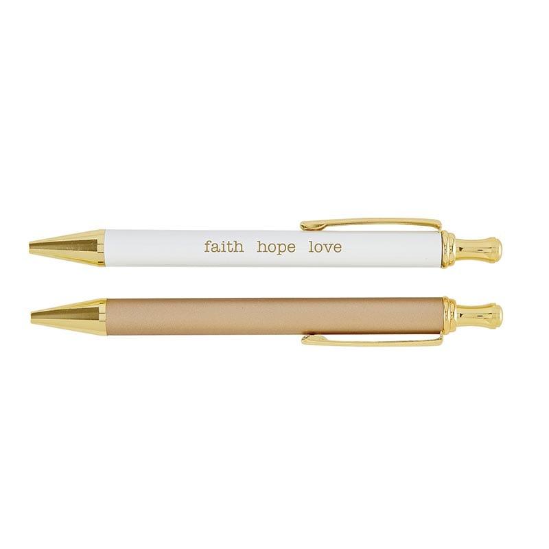 Pen Set - Faith Hope Love - Pura Vida Books