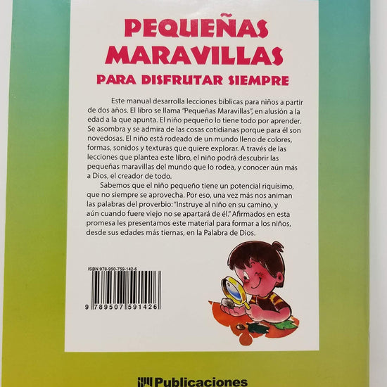 Pequeñas Maravillas - Vivir la biblia (Serie pre escolar) - Pura Vida Books