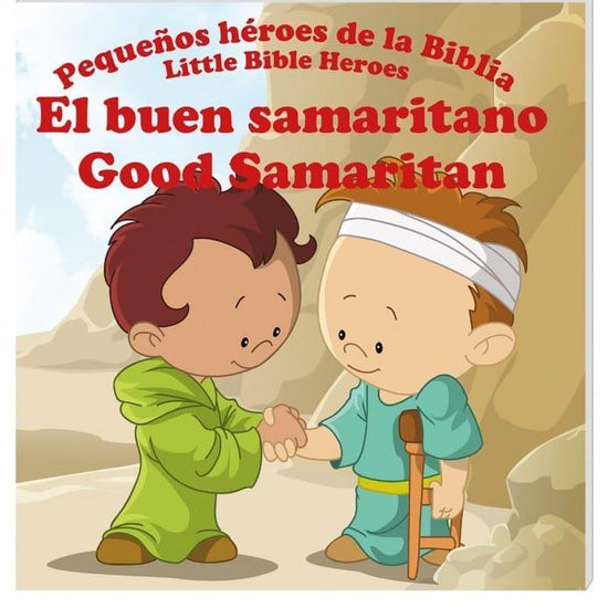 Pequeños héroes de la biblia- El Buen Samaritano (Bilingüe) - Pura Vida Books