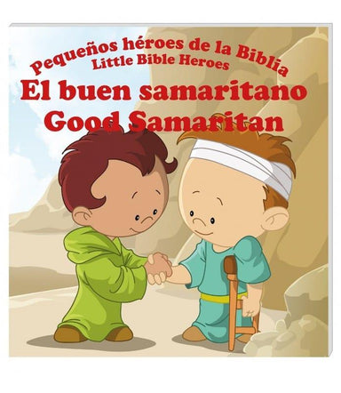 Pequeños héroes de la biblia- El Buen Samaritano (Bilingüe) - Pura Vida Books