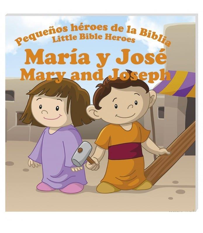 Pequeños héroes de la biblia- María Y José (Bilingüe) - Pura Vida Books