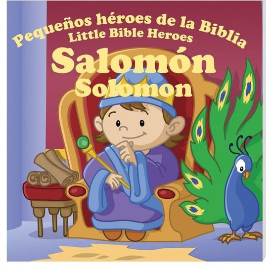 Pequeños héroes de la biblia- Salomón (Bilingüe) - Pura Vida Books