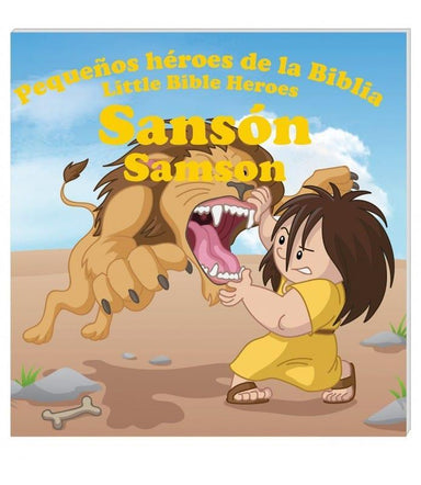 Pequeños héroes de la biblia- Sanson (Bilingüe) - Pura Vida Books