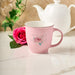 Petal Pink I Love You Mom Ceramic Mug - Proverbs 3:15 - Pura Vida Books